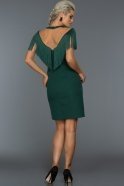 Short Emerald Green Evening Dress C8088