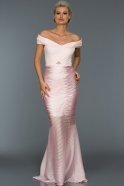 Long Pink Evening Dress ABU064