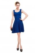 Short Sax Blue Evening Dress C8000