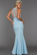 Long Blue Evening Dress T2828