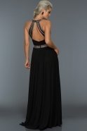Long Black Evening Dress W6057