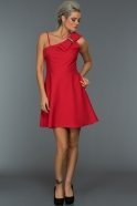 Short Red Evening Dress AR36969