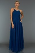 Long Sax Blue Evening Dress AR38027