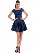 Short Navy Blue Evening Dress AB8036