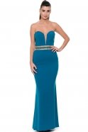 Long Oil Blue Evening Dress AL8746