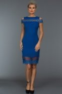 Short Sax Blue Evening Dress N98440