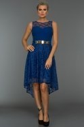 Short Sax Blue Evening Dress N98511