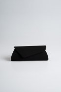 Black Nubuck Evening Bag V455-01