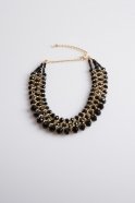 Black-Gold Necklace EB022