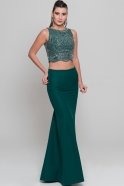 Long Emerald Green Evening Dress ABU213