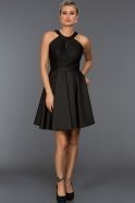 Short Black Evening Dress DS366