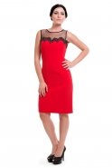 Short Red Coctail Dress M1376