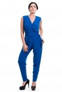 Sax Blue Jumpsuit T2183