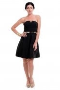 Short Black Evening Dress T2177