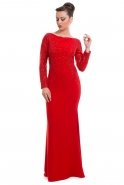 Long Red Evening Dress AL8255