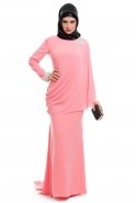 Coral Hijab Dress AL8232