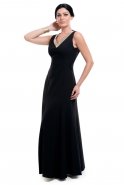 Long Black Evening Dress T2168