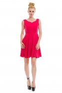 Short Pink Evening Dress T2162