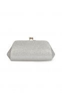 Lame Silvery Evening Bag V409