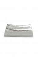 Lame Silvery Evening Bag V424