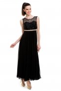 Long Black Evening Dress T2136