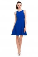 Short Sax Blue Evening Dress T2164