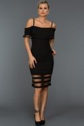 Short Black Evening Dress MN1239