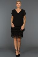 Short Black Evening Dress MN1305