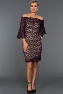 Short Purple Evening Dress SS20933