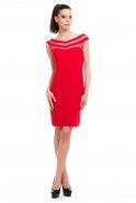 Short Red Evening Dress T2143