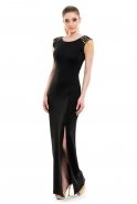 Long Black Evening Dress T2111