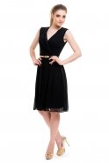 Short Black Coctail Dress T2083