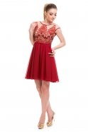 Short Red Evening Dress S3956
