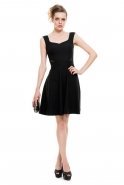 Short Black Evening Dress C2156