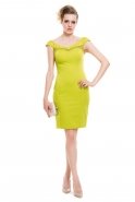 Short Pistachio Green Evening Dress C2150