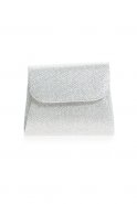 Lame Silvery Evening Bag V483