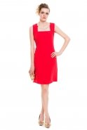 Short Red Evening Dress T2033