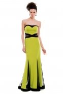 Long Pistachio Green Evening Dress C3223