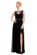 Long Black Evening Dress S3958