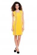 Short Yellow Evening Dress T2029