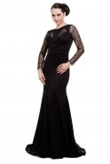 Long Black Evening Dress C3202