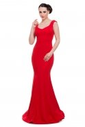 Long Red Evening Dress C3172