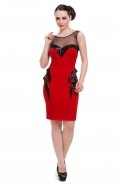 Short Red Evening Dress C2135