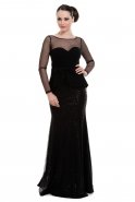 Long Black Evening Dress C3053