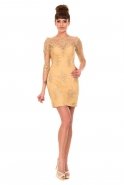 Short Gold Evening Dress K4346281