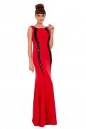 Long Red Evening Dress C3073