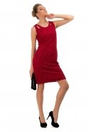Short Red Evening Dress C5046