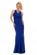 Long Sax Blue Evening Dress s3733