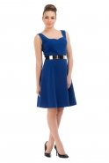 Sax Blue Night Dress A6846