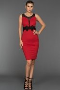 Short Red Evening Dress AR36879